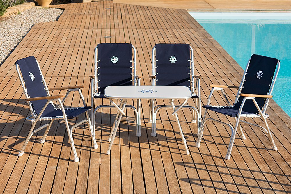 FORMA MARINE table-aluminum-profile-structure provides a sturdy marine-grade frame