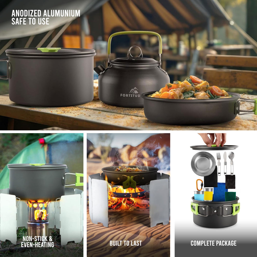 Fortitude21 utensils provide fork, spoon, and knife options for versatile meals.