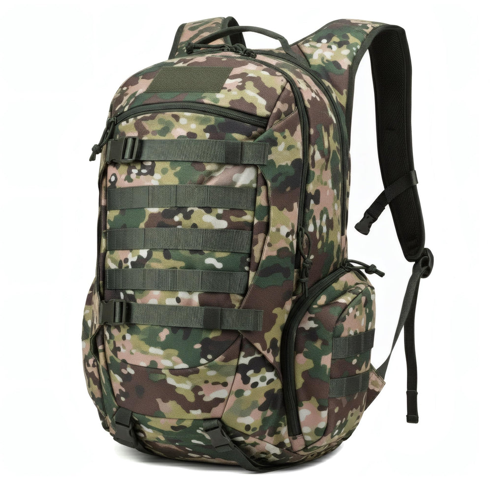 Fortune Edge 35L tactical backpack front view with rugged waterproof fabric for outdoors.