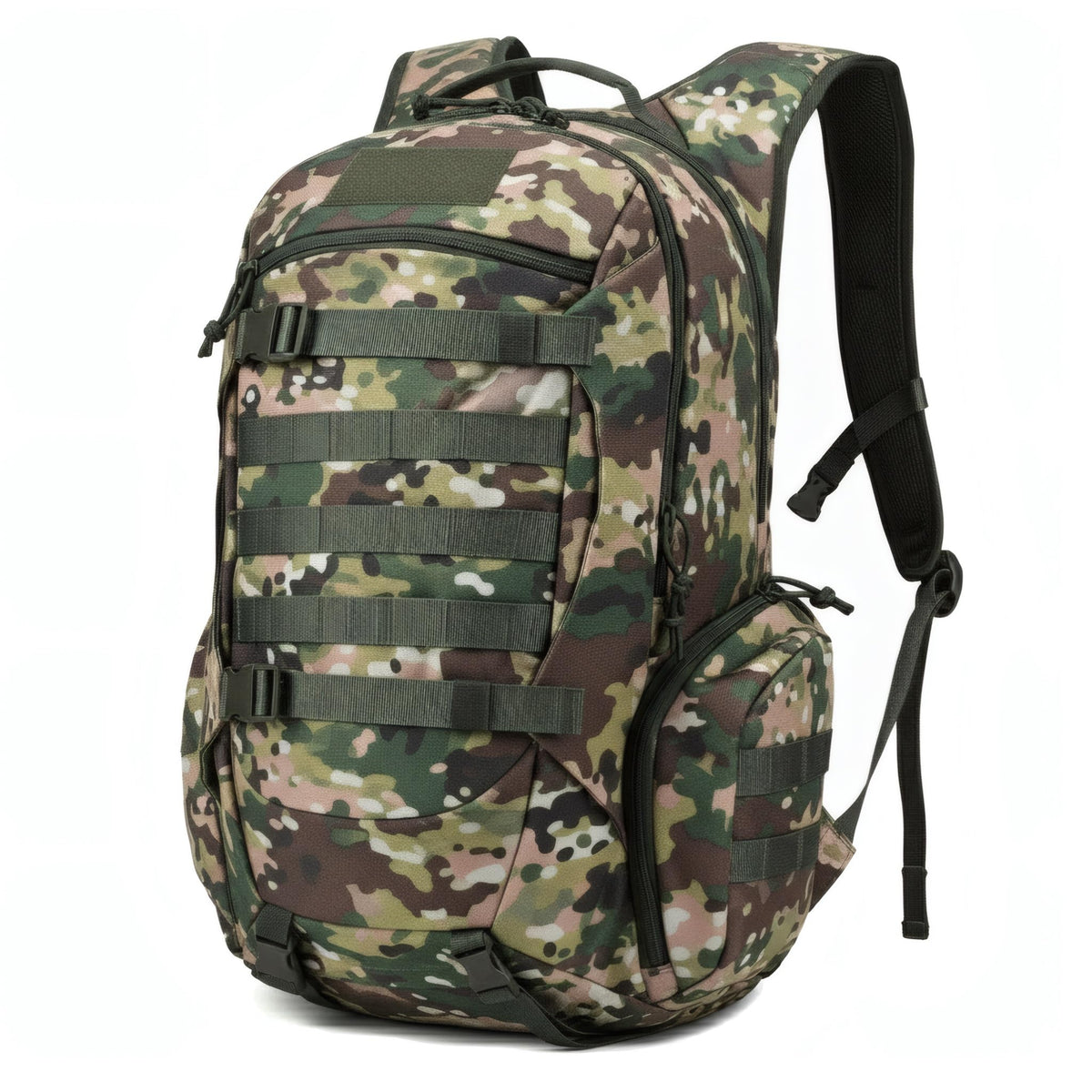 Fortune Edge 35L tactical backpack front view with rugged waterproof fabric for outdoors.