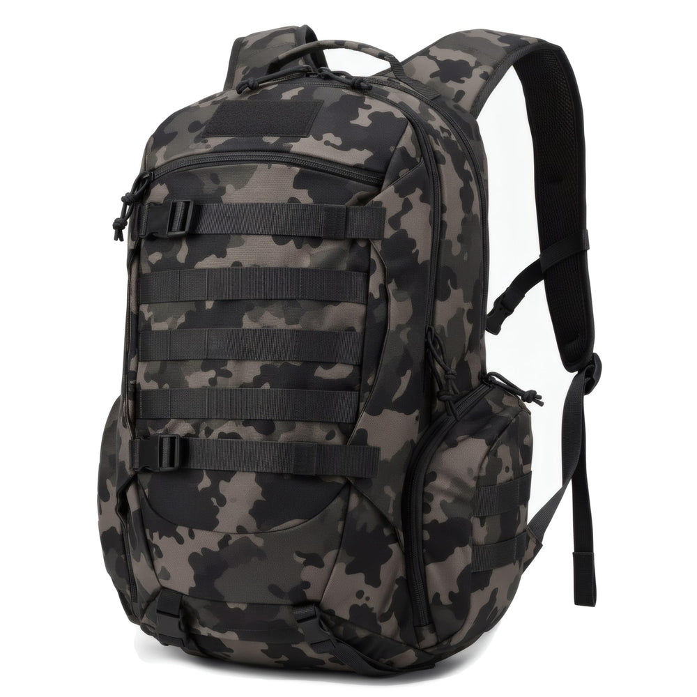 Fortune Edge 35L tactical backpack front view highlights rugged waterproof fabric for tough outdoor use