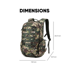 Fortune Edge 35L tactical backpack hydration port enabling on-the-go drinking.