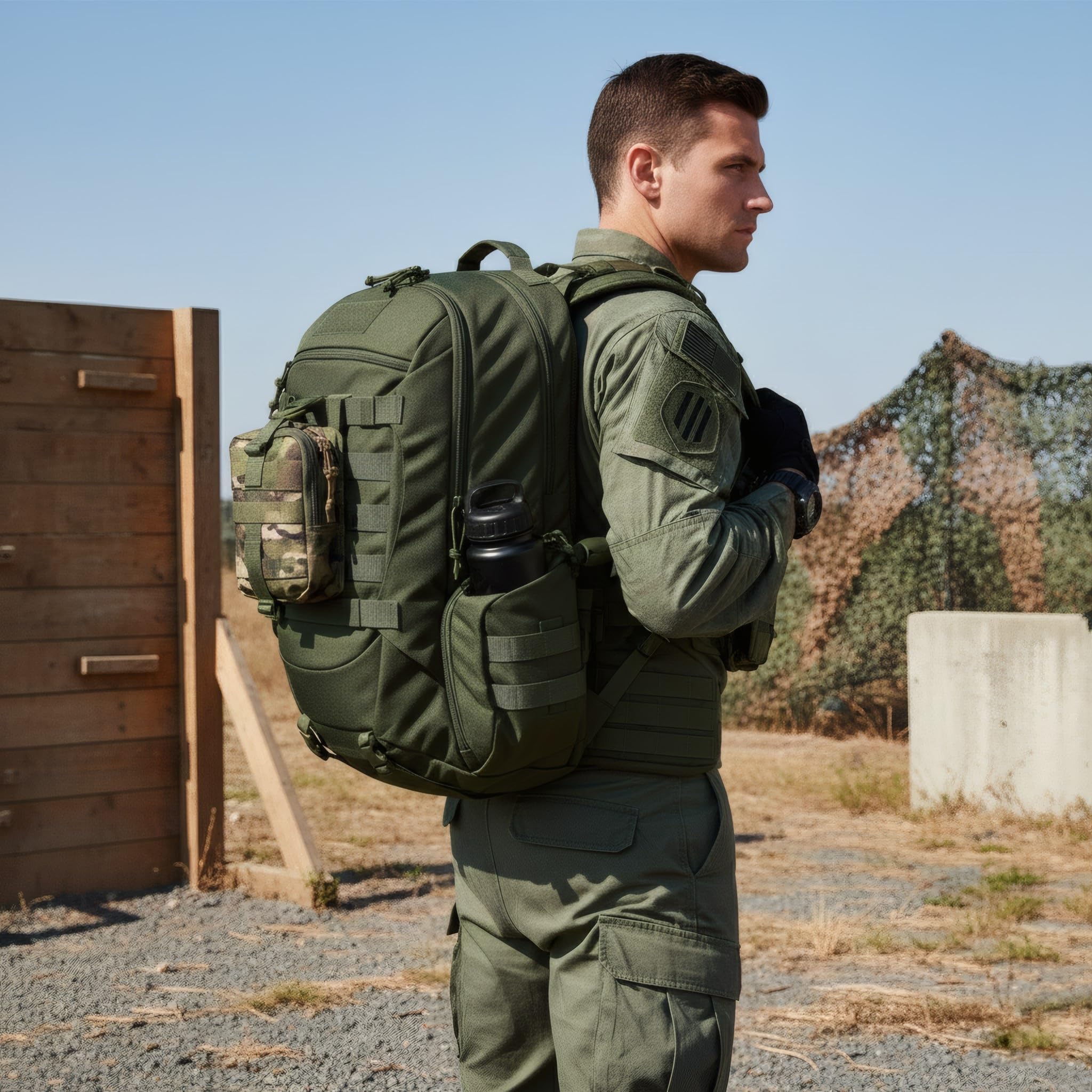 Fortune Edge 35L backpack MOLLE attachments enable flexible gear setup for adventures