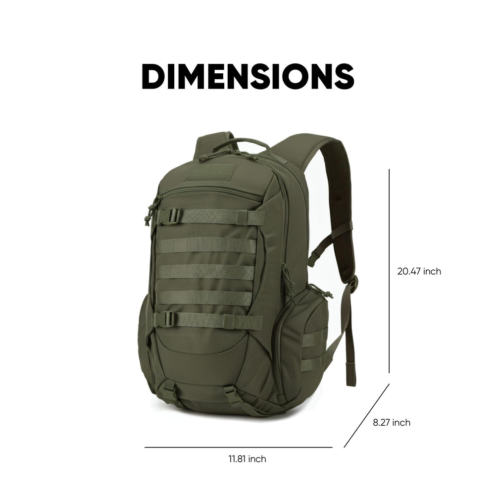 Fortune Edge 35L backpack waterproof-600d-polyester provides rugged protection in wet weather