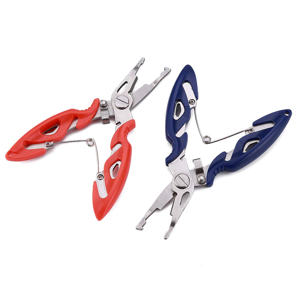 FOSTAR fishing pliers blue 5 inch for versatile use on water