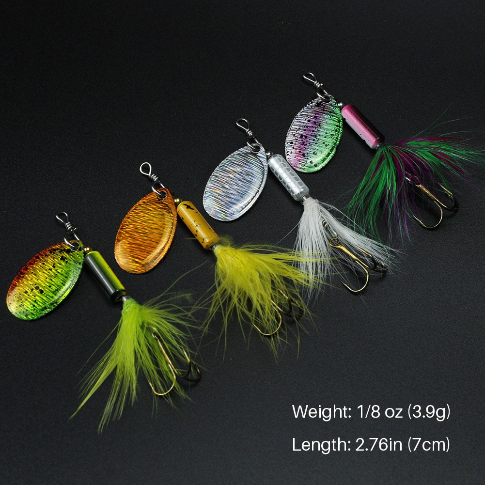 Lures suitable for freshwater and saltwater fishing