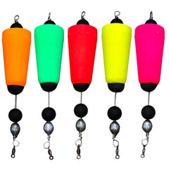 Four Horsemen Tackle popping cork pack front view shows durable saltwater bobbers for redfish and trout