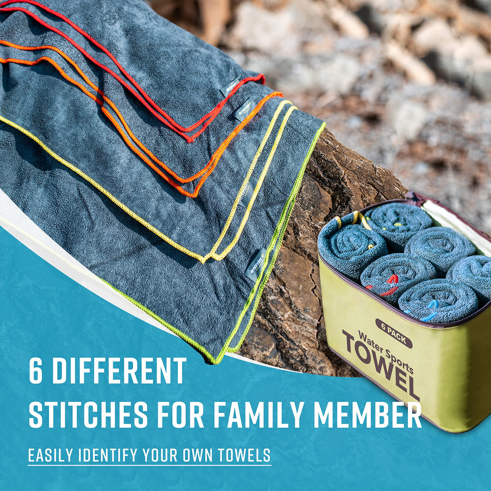 4Monster fast-drying towels stay soft and absorbent.