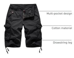 FOURSTEEDS camouflage cargo shorts back view with zip front for secure closure