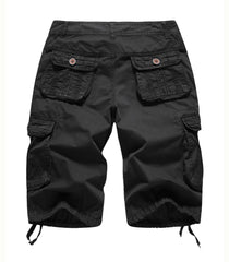FOURSTEEDS camouflage cargo shorts multi-pocket layout for outdoor storage