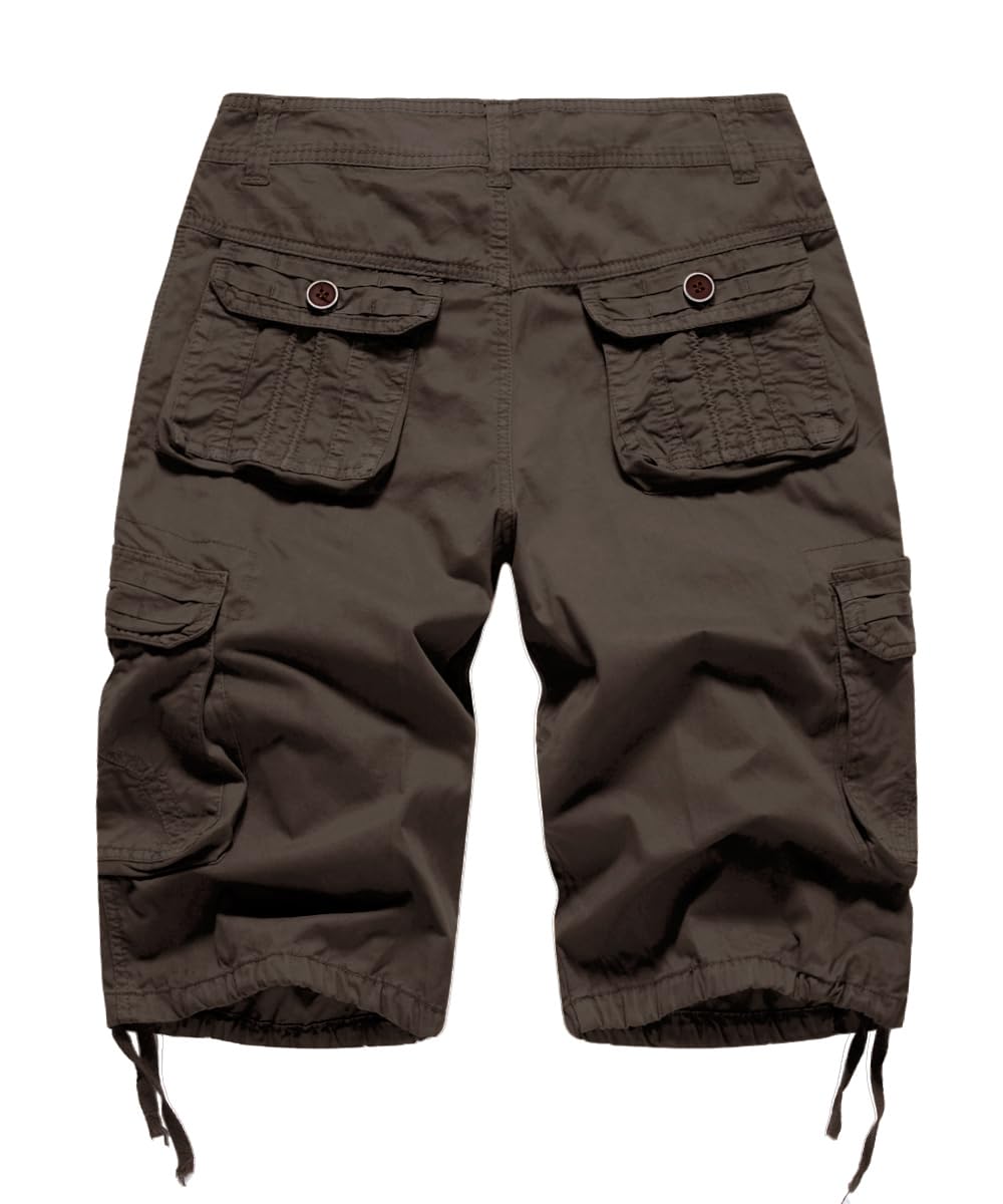 Foursteeds women's cotton cargo shorts side-pocket close-up for travel and beach use.