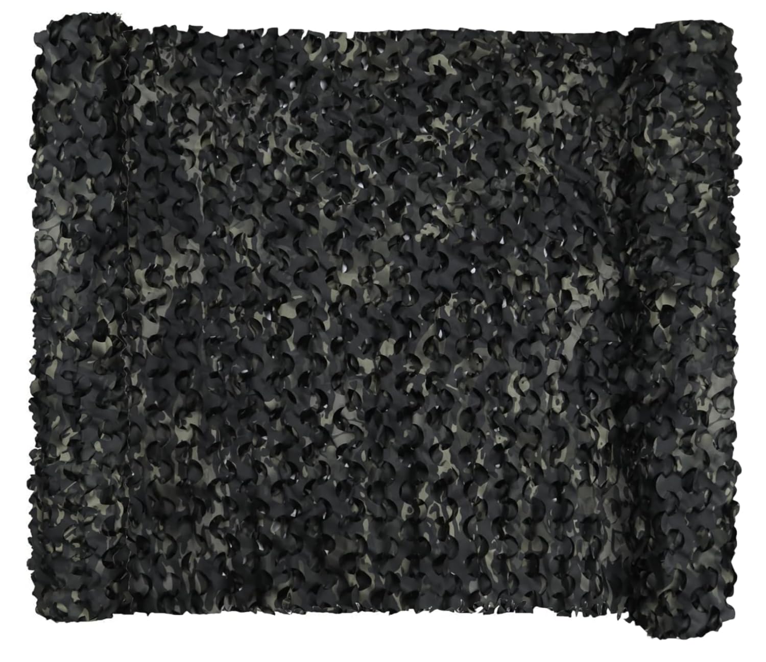Fousam camo netting shows Oxford weave for rugged outdoor concealment.