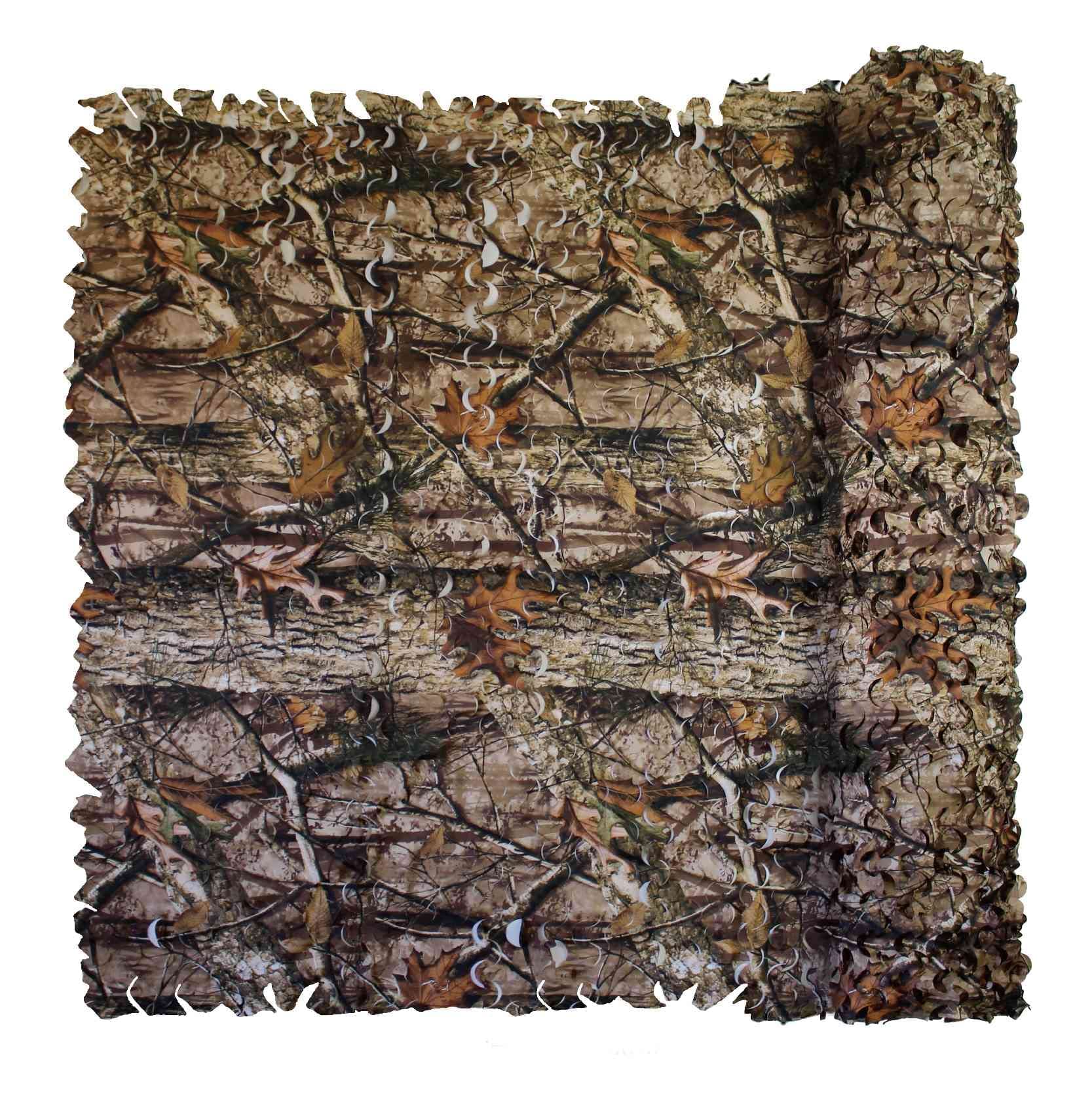 Fousam camo netting roll overview with durable fabric and foliage print for concealment.