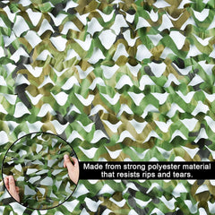Fousam camo netting roll-up design for easy transport