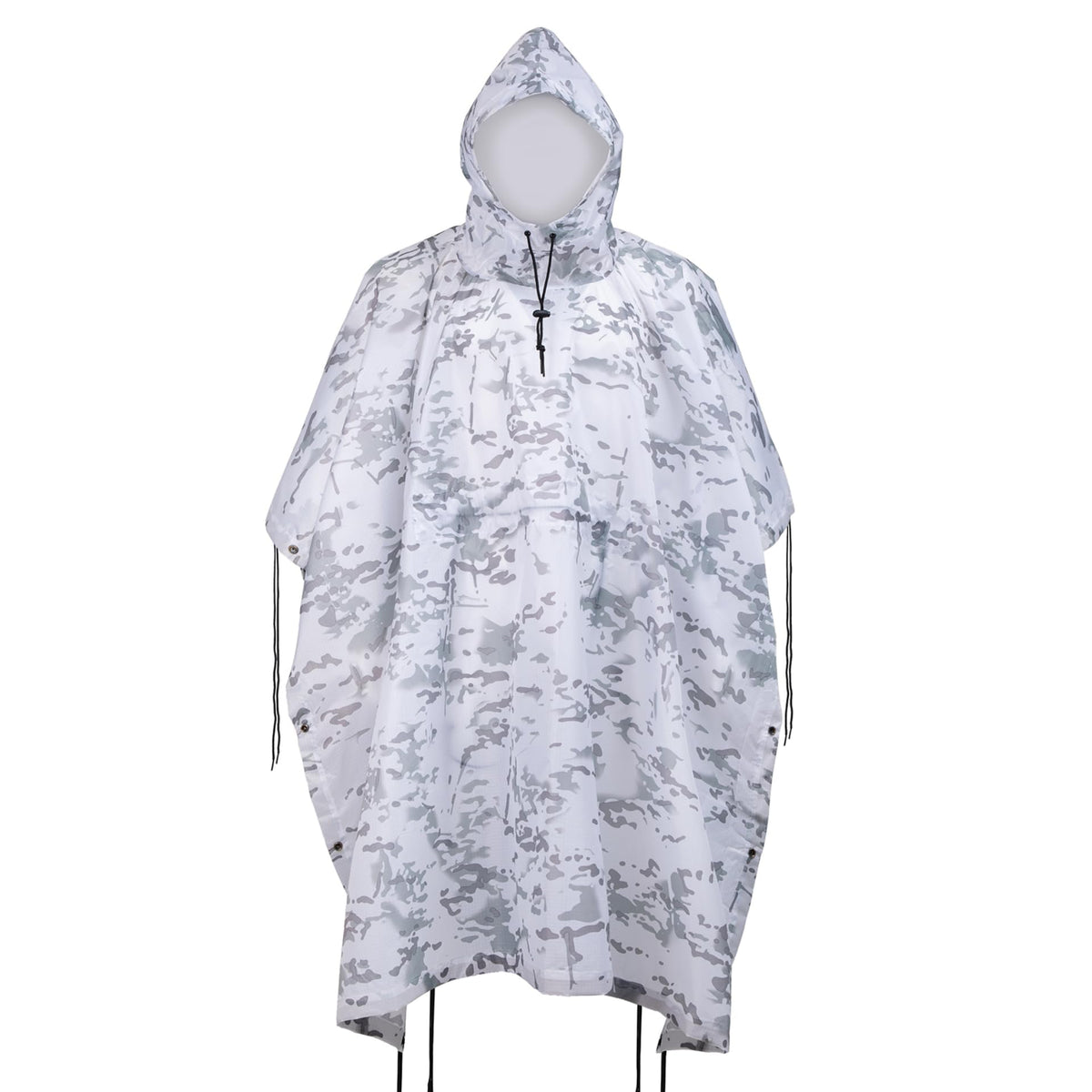 Fousam Camo Rain Poncho waterproof construction for outdoor protection