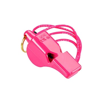 Fox 40 Mini Safety Whistle Pink pocket view showing compact carry for everyday signaling.