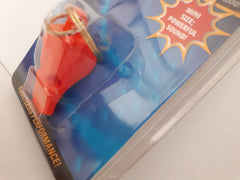 Fox 40 blue mini whistle brand crest signaling reliability and trust