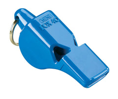 Fox 40 Sea Sport Mini Whistle blue front view for instant signaling in outdoor settings