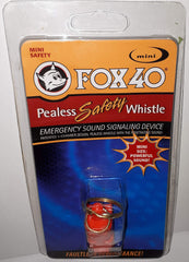 Fox 40 Sea Sport Mini Whistle blue pocket-size design for easy carry