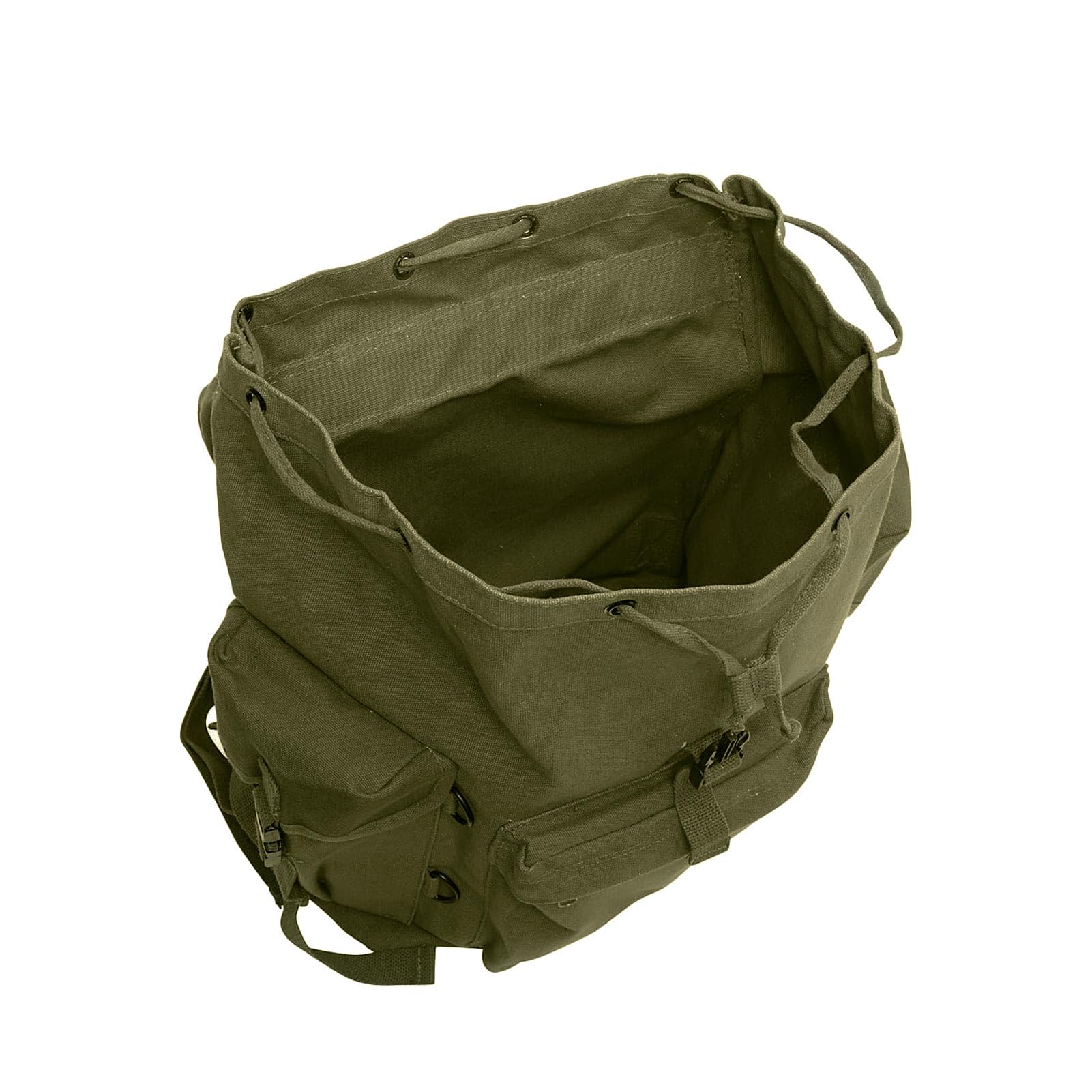 FOX OUTDOOR PRODUCTS Australian Style Rucksack D-rings and buckles enable flexible attachment