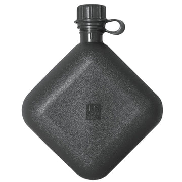 Fox Outdoor GI collapsible 2 Qt bladder canteen shown for on-the-go hydration.