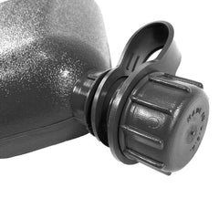 Fox Outdoor GI bladder in pack demonstrates space-saving design for compact carry.