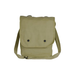 Fox Outdoor Map Case in olive drab, back view, reinforced panel for long-lasting durability.