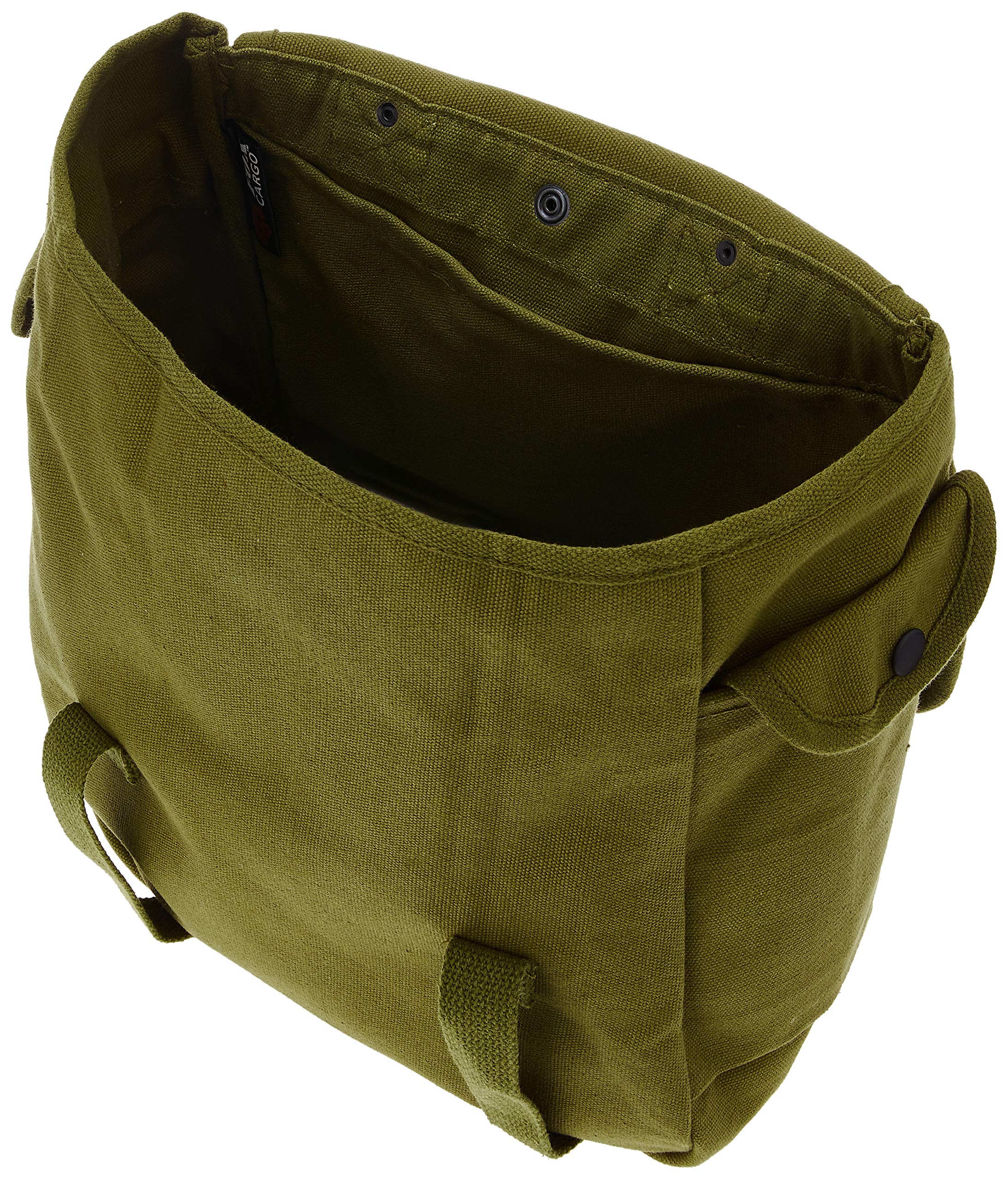 FOX OUTDOOR PRODUCTS Musette bag heavyweight cotton canvas for durable, rugged wear.