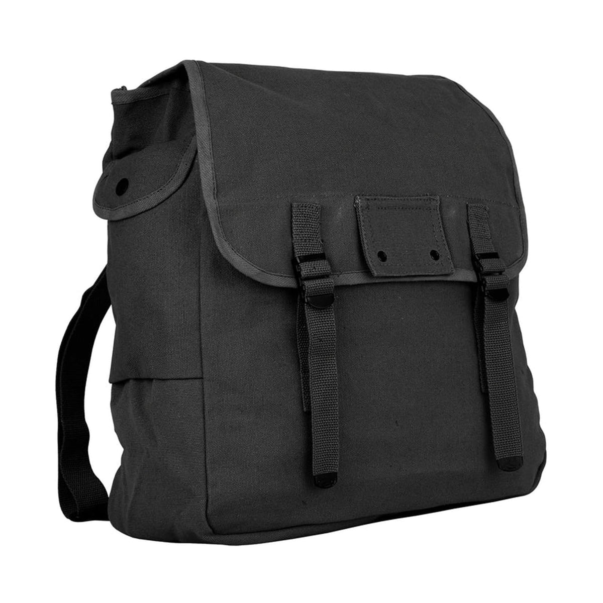 FOX OUTDOOR PRODUCTS Musette bag main compartment shows spacious storage for daily gear.