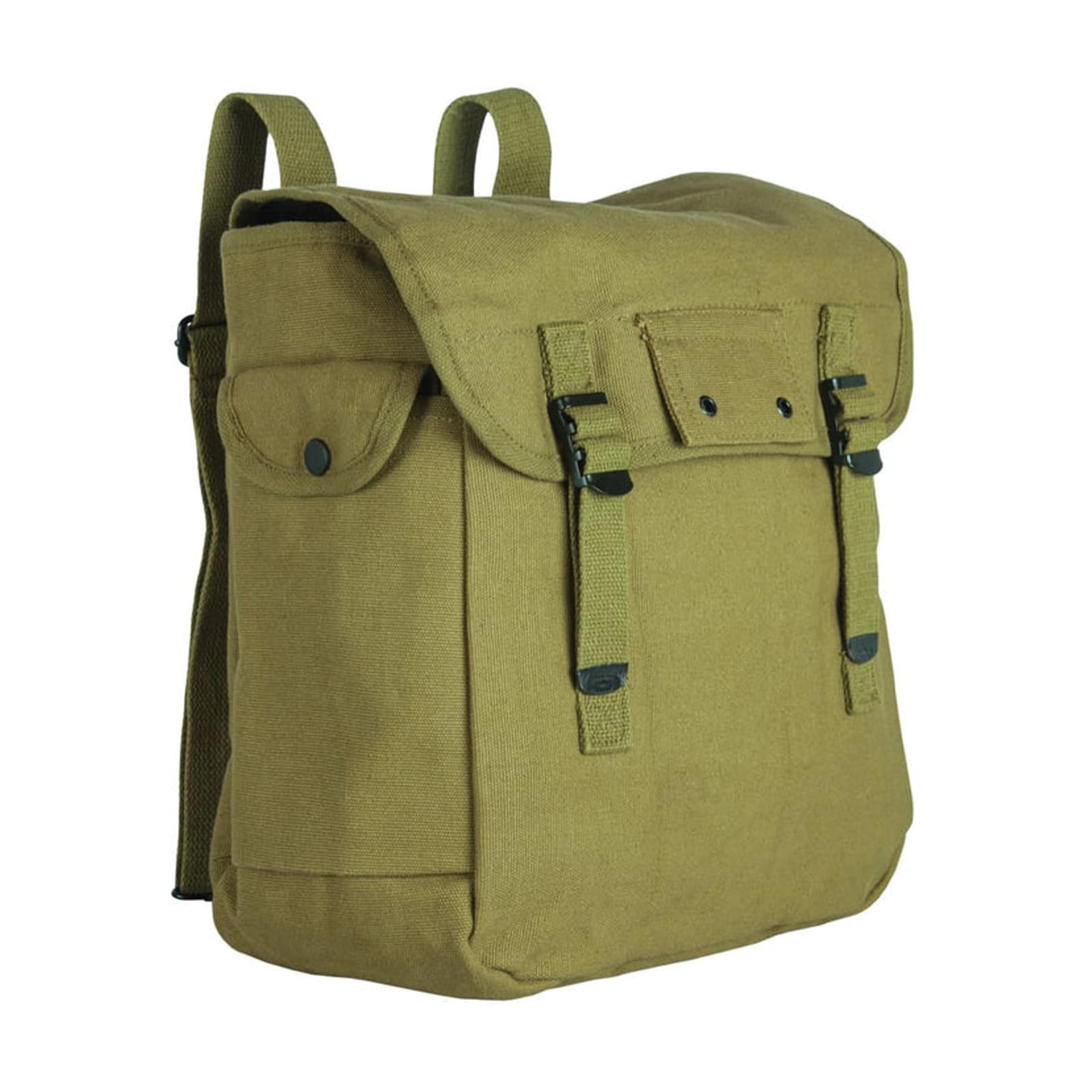 FOX OUTDOOR PRODUCTS Musette bag side pocket left for quick-access snacks or tools.