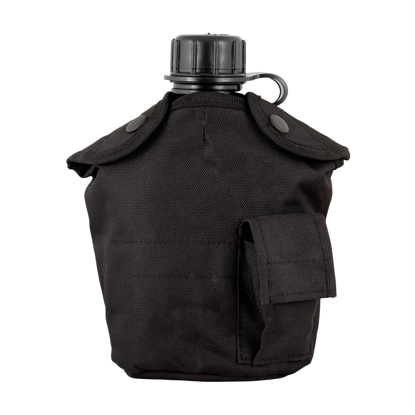 FOX Outdoor Products 1-Quart Canteen Cover with insulated pile lining keeps water cool during hikes.