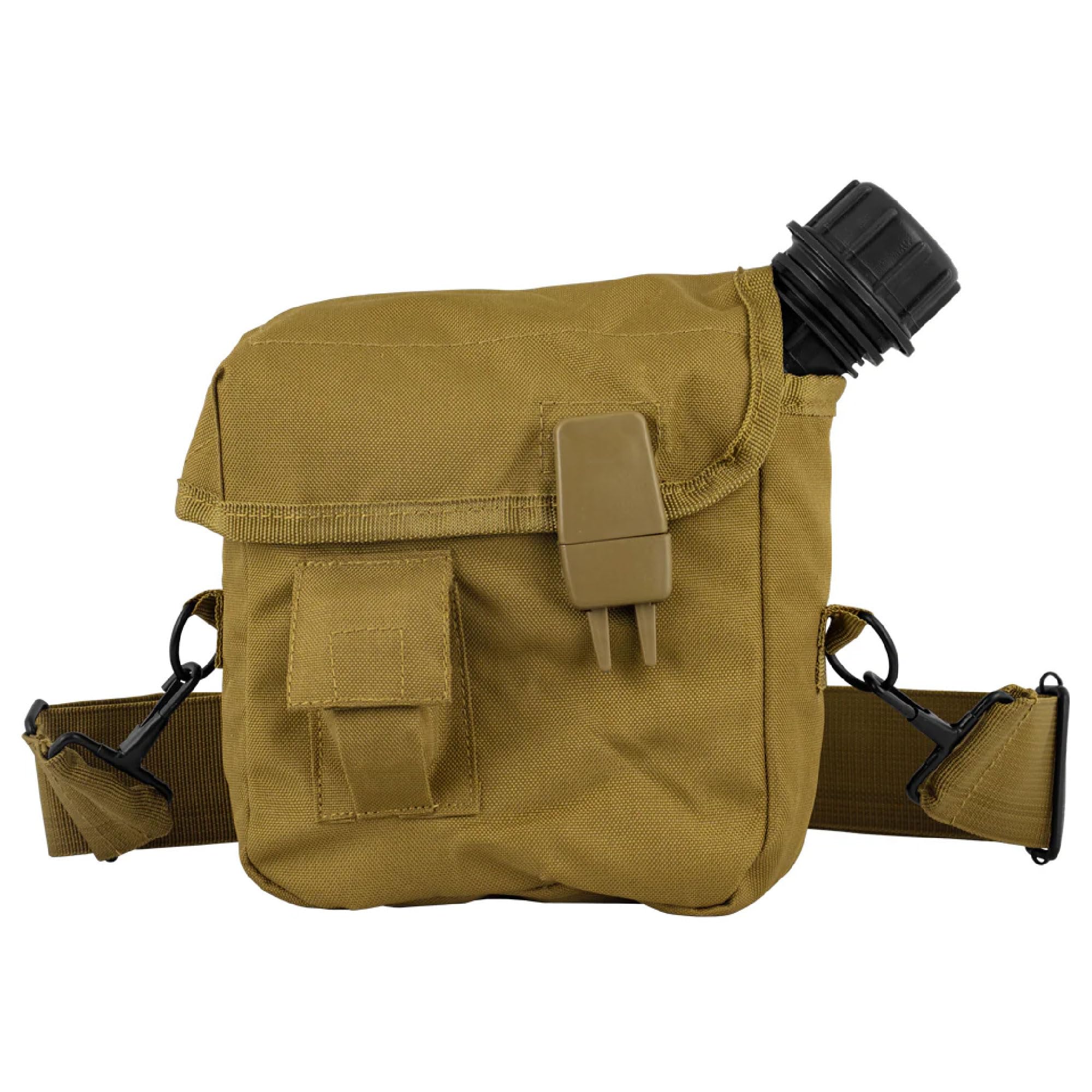 Fox Outdoor 53-28 canteen cover rear attachment for secure belt mounting and quick access
