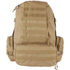 Fox Outdoor Products Advanced 3-Day Combat Pack front compartment with organizers enables quick access to tools.