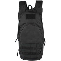 Fox Outdoor Products hydration backpack side view with MOLLE webbing for expandable carry.