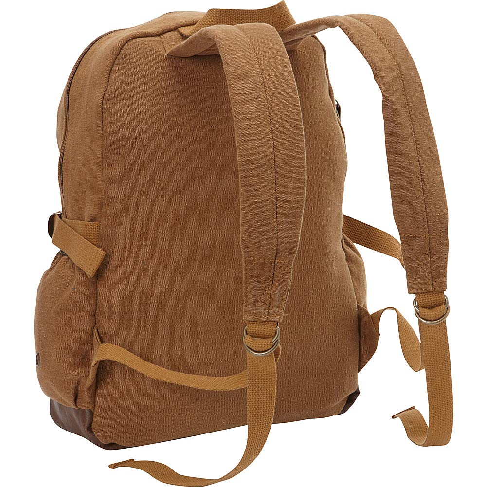 Fox Outdoor Retro Parisian Daypack accessory pocket keeps small items neatly stored
