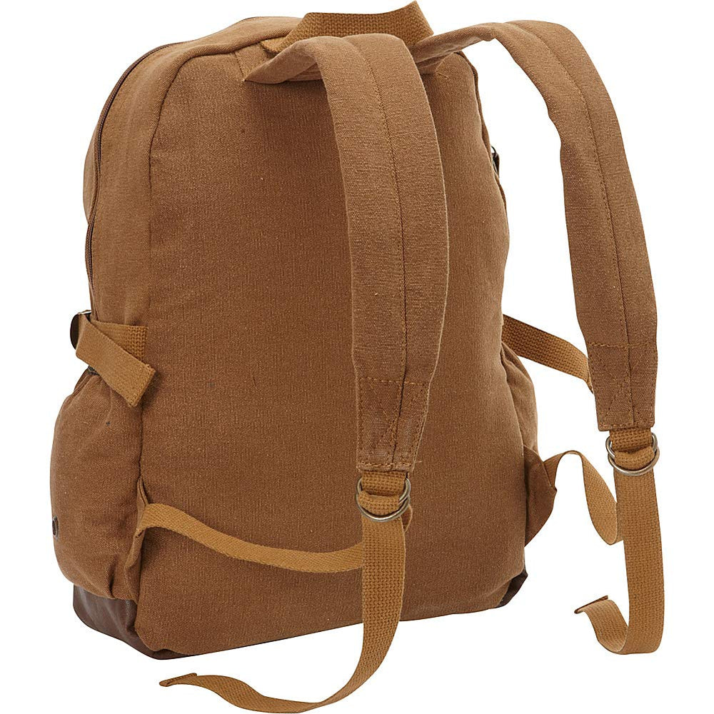 Fox Outdoor Retro Parisian Daypack accessory pocket keeps small items neatly stored