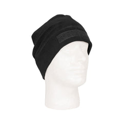 FOX Outdoor Products tactical fleece watch cap in black, warm and wind-resistant for outdoor use