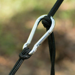 Fox Outfitters Neolite double hammock supports up to 400 lbs for sturdy comfort.