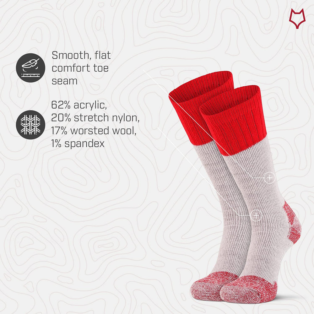 FOX RIVER Wick Dry Outlander socks pair displaying mid-calf warmth