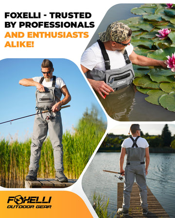 Foxelli Breathable Waders carrying bag for easy transport