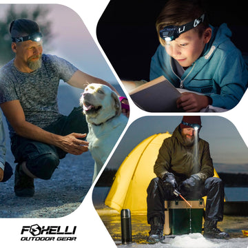 Foxelli ultra-light 2.4 oz headlamp minimizes fatigue on long runs and climbs.