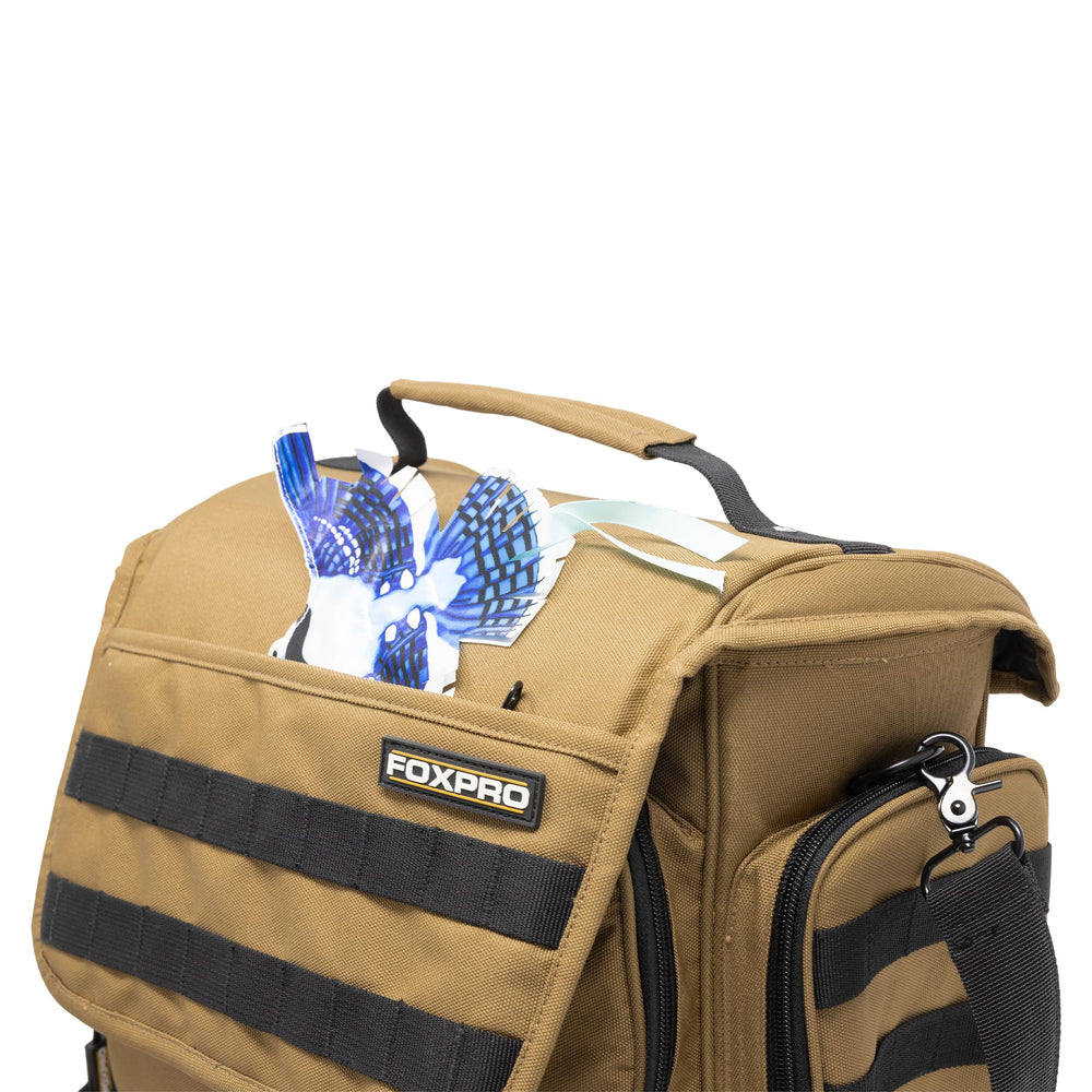 Field use scenario with FOXPRO Carry Bag XL kept ready for action