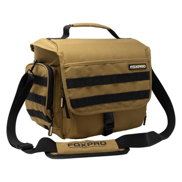 FOXPRO Carry Bag XL front pocket for remotes keeps controls organized on the go
