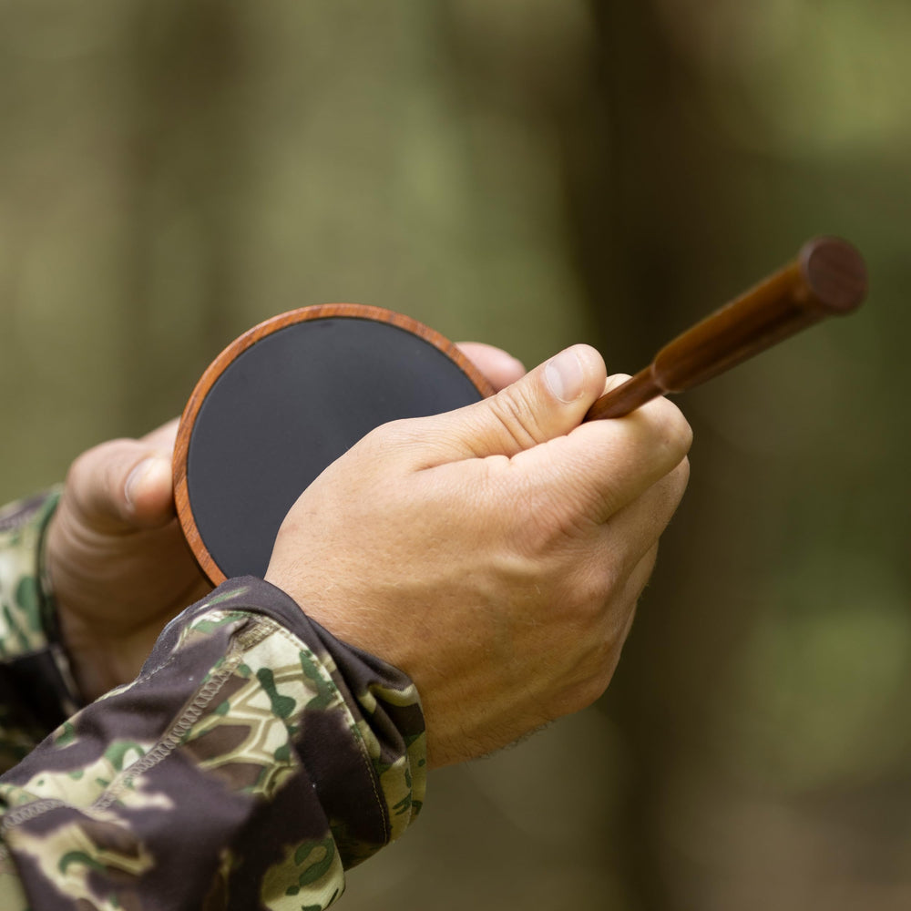 FOXPRO Crimson Hen included one-piece Ipe striker for consistent surface feel