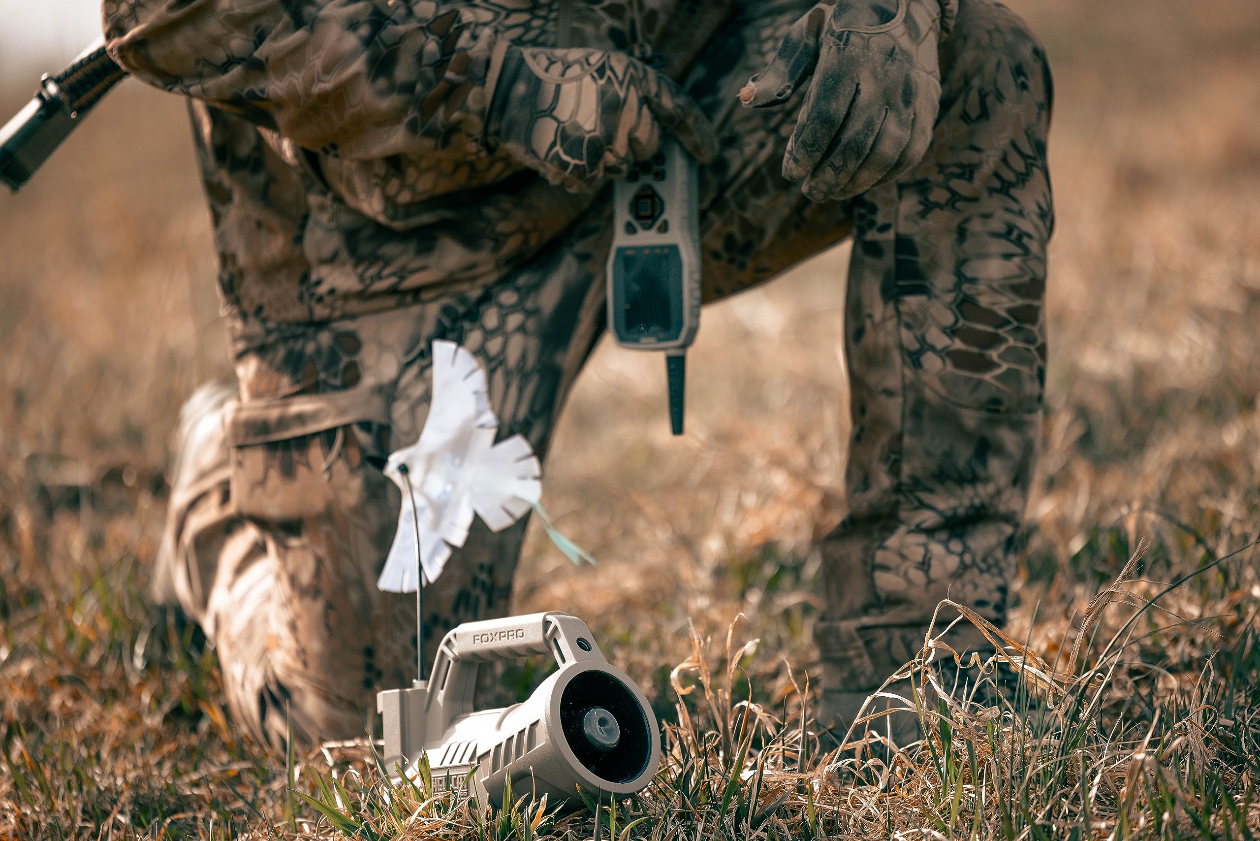 FOXPRO Hellcat Pro TX-1000 remote with backlit display