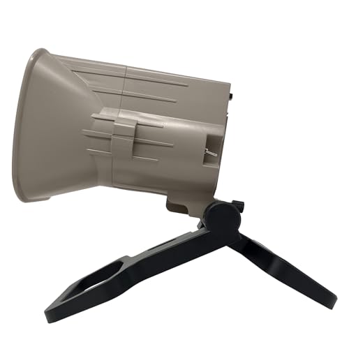 FOXPRO X24 fold-out handle doubles as a stable stand for rugged terrain.