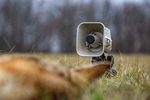 FOXPRO X24 lithium battery and charger provide long-duration field use.