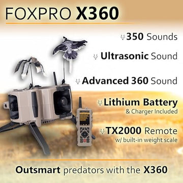 FOXPRO X360 speaker array shows 7-speaker system for rich output