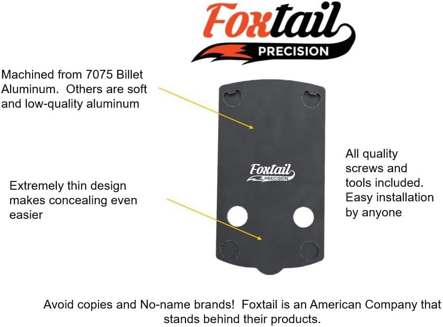 Hardware included for easy installation into the rear dovetail slot