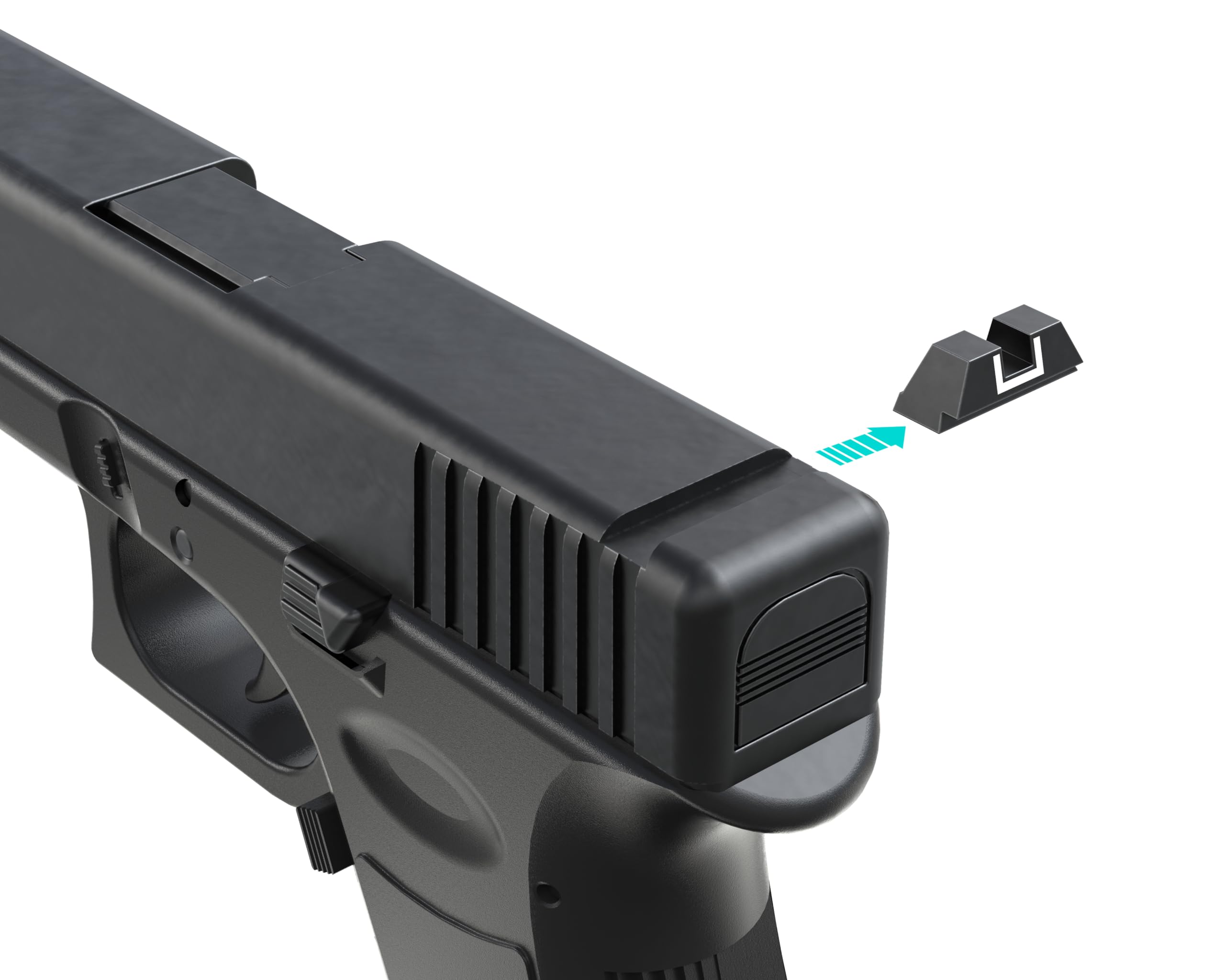 Foxtail Precision adapter removing rear sight for quick setup